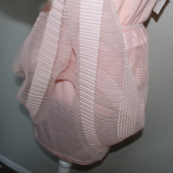 NWT Maison Jules Cote D'azure Bellini Pink A-Line Ruffle Dress - Size Small - Picture 6 of 11